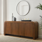 Modway Waterflute 70" Fluted Sideboard Cabinet