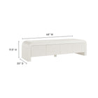 Modway Waterflute 68" Fluted TV Stand