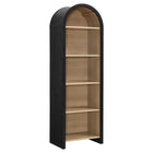 Modway Evie Arched Narrow Bookcase Display Cabinet  