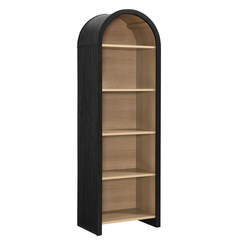 Modway Evie Arched Narrow Bookcase Display Cabinet  