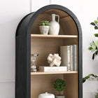 Modway Evie Arched Narrow Bookcase Display Cabinet