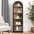 Modway Evie Arched Narrow Bookcase Display Cabinet