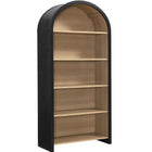 Modway Evie Arched Wide Bookcase Display Cabinet  