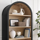 Modway Evie Arched Wide Bookcase Display Cabinet