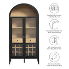 Modway Nolan Arched Bar Cabinet