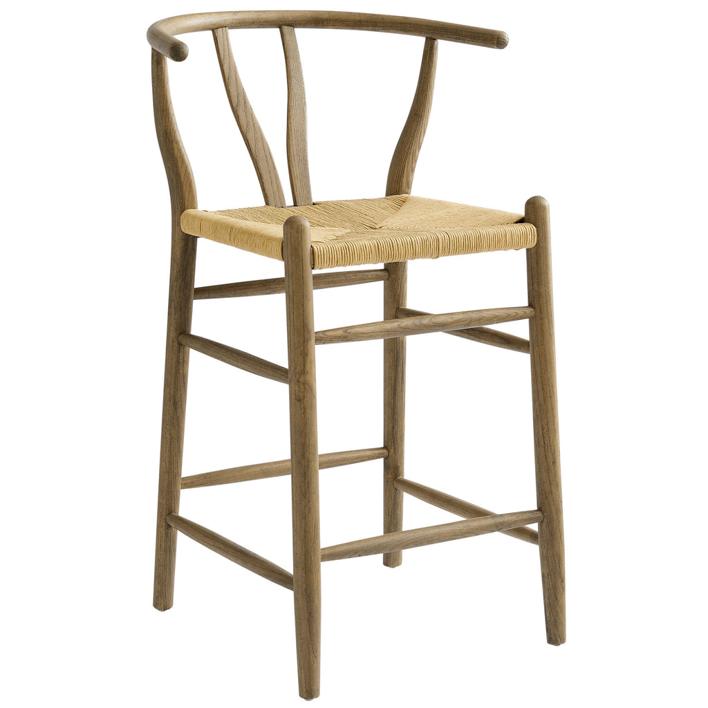 Modway Amish Wood Counter Stool  