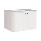 Modway Zia 30" Wall-Mount Bathroom Vanity with Marble Sink  