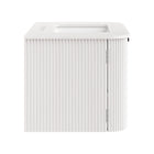 Modway Zia 30" Wall-Mount Bathroom Vanity with Marble Sink