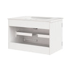 Modway Zia 30" Wall-Mount Bathroom Vanity with Marble Sink