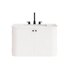 Modway Zia 30" Wall-Mount Bathroom Vanity with Marble Sink