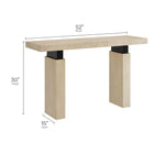 Modway Piston 52" Rectangular Wood Console Table