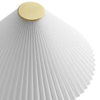 Modway Cove Travertine Table Lamp With Pleated Shade