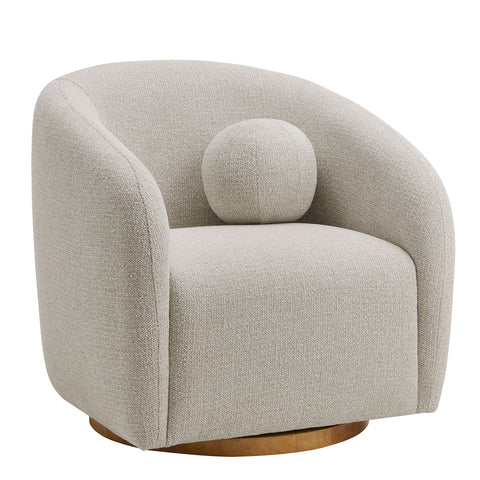 Modway Holland Swivel Chenille Fabric Armchair  