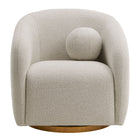 Modway Holland Swivel Chenille Fabric Armchair
