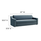 Modway Liora Performance Velvet Sofa