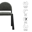 Modway Hayley Upholstered Fabric Dining Side Chair
