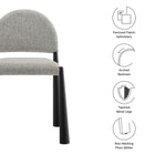 Modway Hayley Upholstered Fabric Dining Side Chair