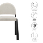 Modway Hayley Upholstered Fabric Dining Side Chair