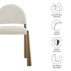 Modway Hayley Upholstered Fabric Dining Side Chair