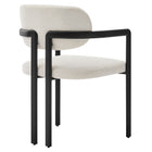 Modway Elio Barrel Fabric and Metal Dining Chair