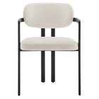 Modway Elio Barrel Fabric and Metal Dining Chair