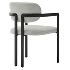 Modway Elio Barrel Fabric and Metal Dining Chair