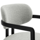 Modway Elio Barrel Fabric and Metal Dining Chair
