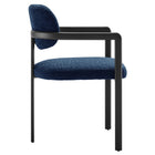 Modway Elio Barrel Fabric and Metal Dining Chair
