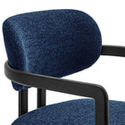 Modway Elio Barrel Fabric and Metal Dining Chair