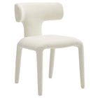 Modway Stellan Curved Back Boucle Upholstered Dining Chair Set of 2