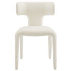 Modway Stellan Curved Back Boucle Upholstered Dining Chair Set of 2
