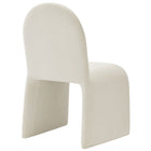 Modway Junia Boucle Upholstered Arch Armless Dining Chair