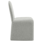 Modway Junia Boucle Upholstered Arch Armless Dining Chair