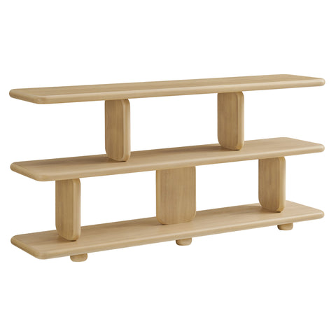 Modway Lyle Sculptural 2-Tier Bookshelf  