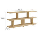 Modway Lyle Sculptural 2-Tier Bookshelf