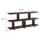 Modway Lyle Sculptural 2-Tier Bookshelf