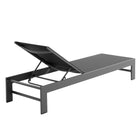 Modway Tahoe Outdoor Patio Mesh and Aluminum Chaise Lounge