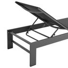 Modway Tahoe Outdoor Patio Mesh and Aluminum Chaise Lounge