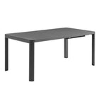 Modway Tahoe Outdoor Patio Aluminum Extendable Dining Table  