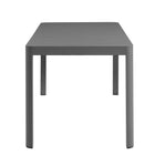 Modway Tahoe Outdoor Patio Aluminum Extendable Dining Table