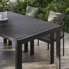 Modway Tahoe Outdoor Patio Aluminum Extendable Dining Table