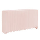 Modway Dahlia Fluted and Scalloped Sideboard Storage Cabinet  