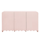 Modway Dahlia Fluted and Scalloped Sideboard Storage Cabinet