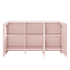 Modway Dahlia Fluted and Scalloped Sideboard Storage Cabinet