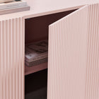 Modway Dahlia Fluted and Scalloped Sideboard Storage Cabinet