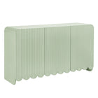 Modway Dahlia Fluted and Scalloped Sideboard Storage Cabinet  