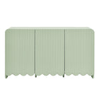 Modway Dahlia Fluted and Scalloped Sideboard Storage Cabinet