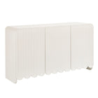 Modway Dahlia Fluted and Scalloped Sideboard Storage Cabinet  