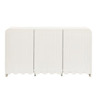 Modway Dahlia Fluted and Scalloped Sideboard Storage Cabinet
