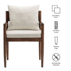 Modway Remington Wood Dining Armchair